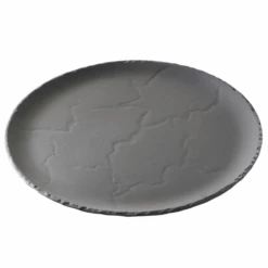 Revol Basalt 641316 Ceramic Pizza Plate With Slate Effect