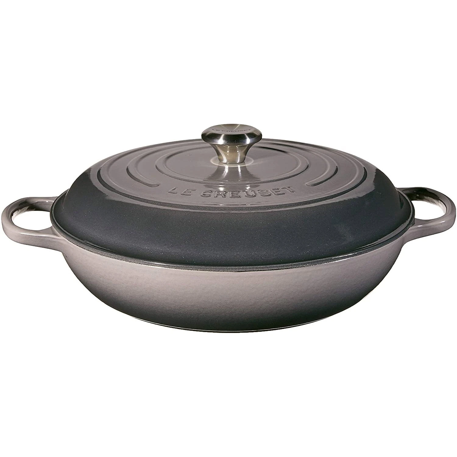 Le Creuset 5-Quart Braiser - Oyster 2 Le Creuset 5-Quart Braiser - Oyster - Image 2