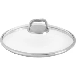 Woll Diamond Lite Pro 8'' Glass Lid Round W/ Vented Knob