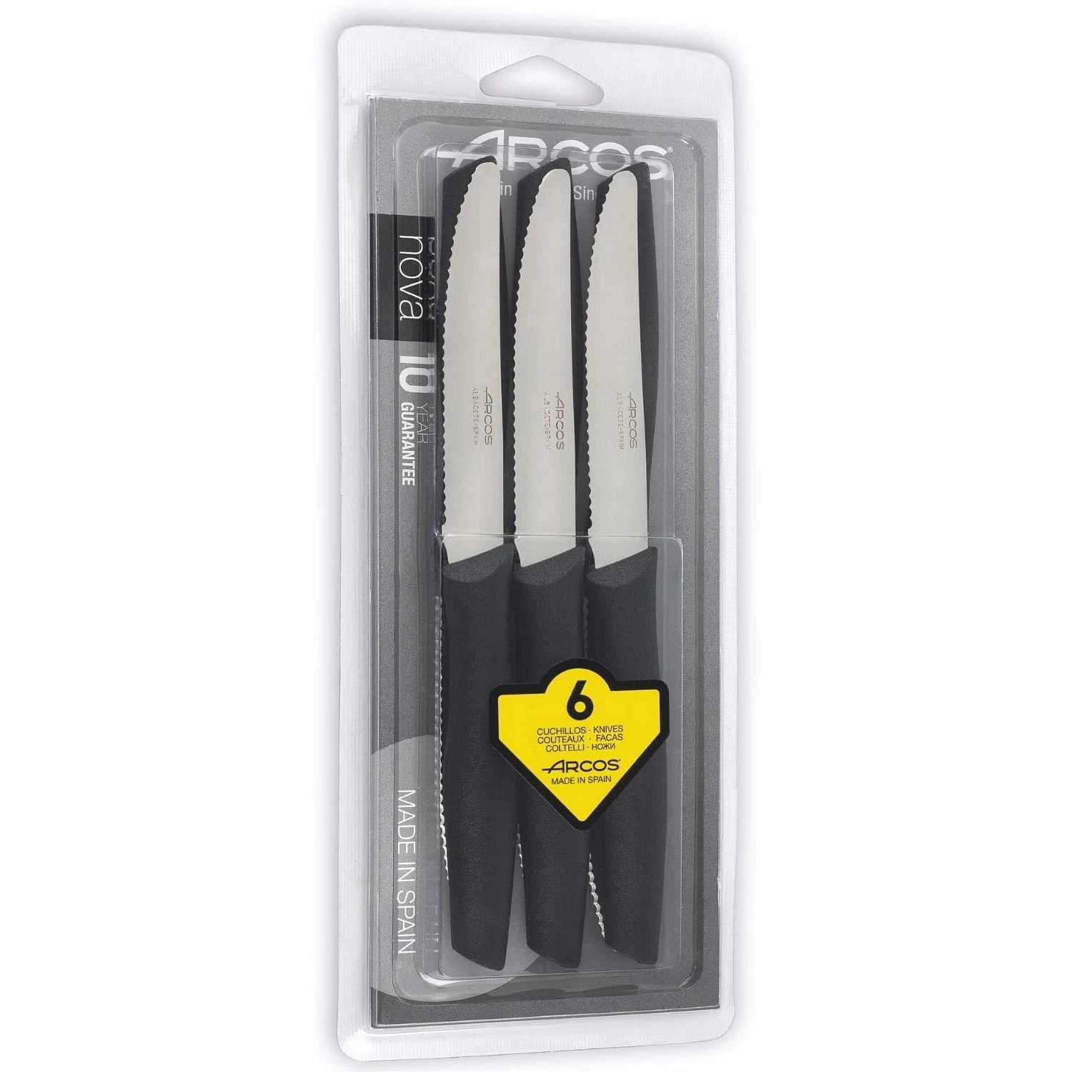 Arcos Nova 6 Pcs. Table Knife Set 3 Arcos Nova 6 Pcs. Table Knife Set - Image 3