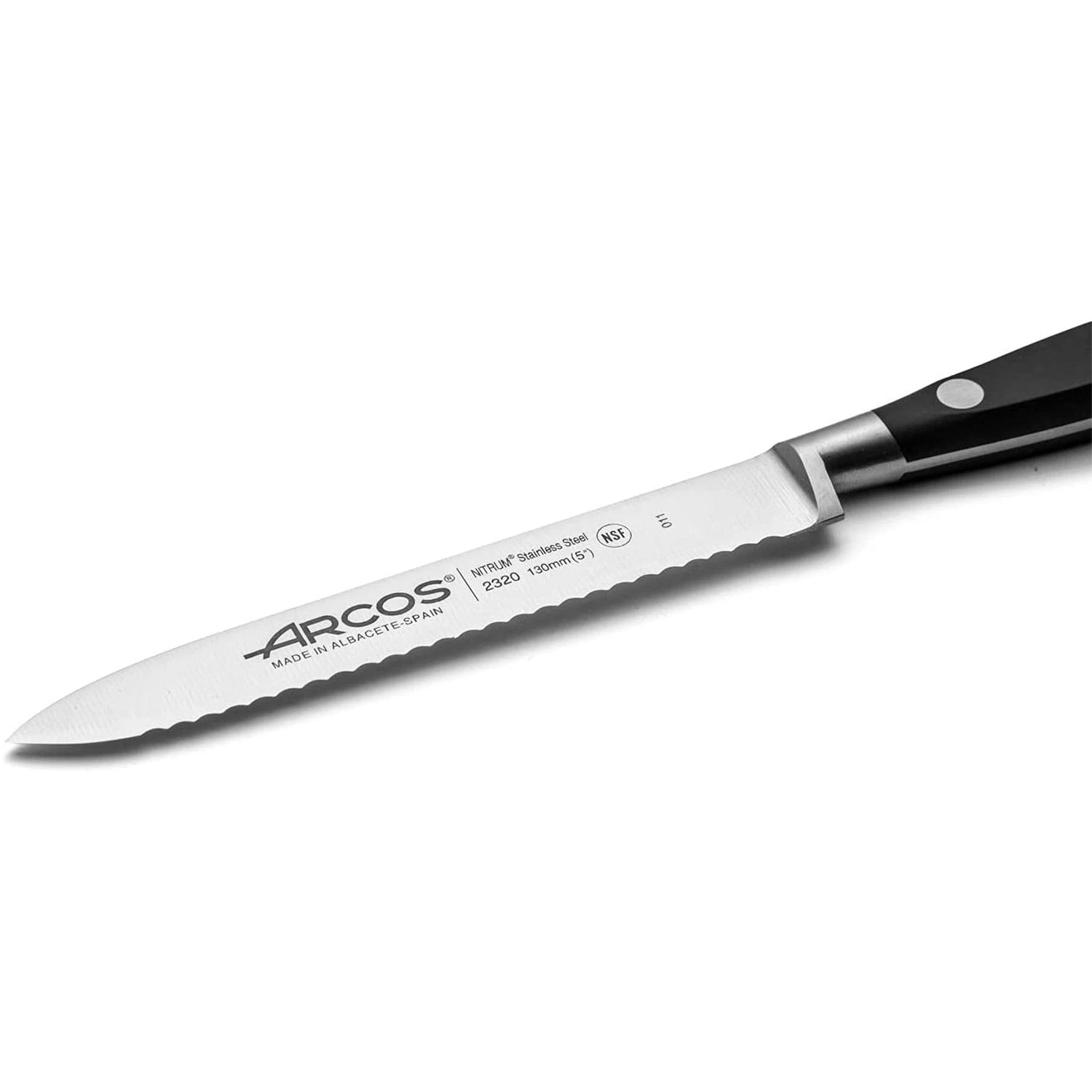 Arcos Riviera 5" Serrated Utility Knife 2 Arcos Riviera 5" Serrated Utility Knife - Image 2