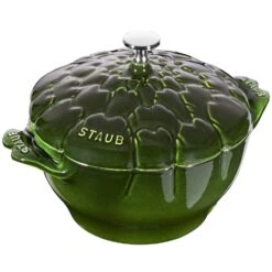Staub Cast Iron 3-Quart Artichoke Cocotte - Basil