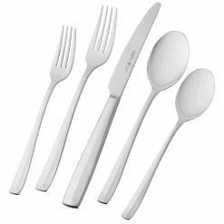 J.A. Henckels International Lani 65-Piece 18/10 Stainless Steel Flatware Set