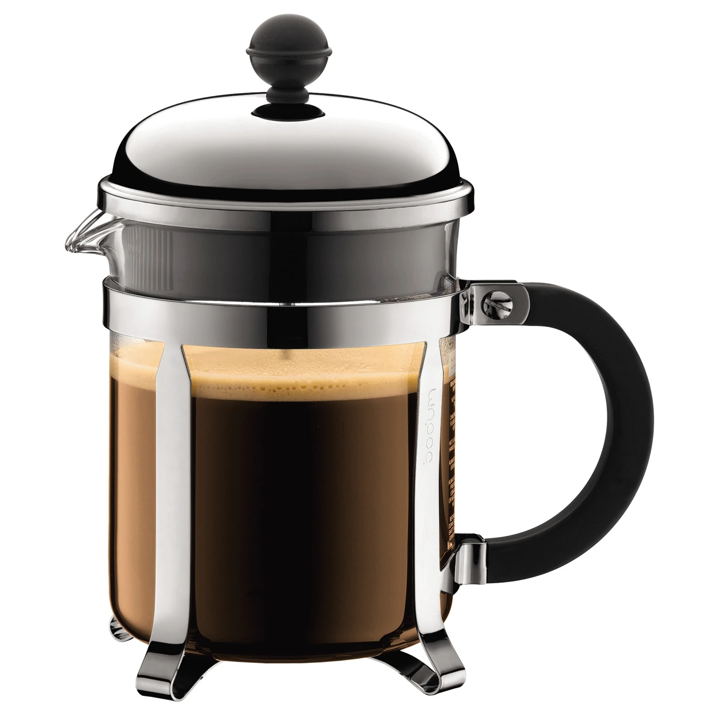 Bodum Chambord 4-Cup Shatterproof French Press - Chrome 1 Bodum Chambord 4-Cup Shatterproof French Press - Chrome