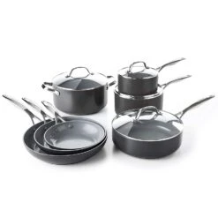 GREEN PAN VALENCIA PRO CERAMIC NONSTICK 11-PIECE COOKWARE SET