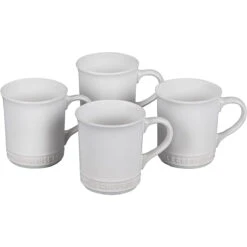 Le Creuset 14 Oz. Set Of 4 Mugs - White