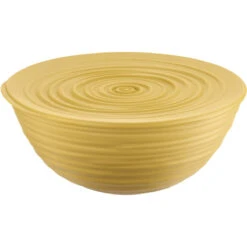 GUZZINI L BOWL WITH LID TIERRA MUSTARD YELLOW 4,33X9,84X9,84 IN.