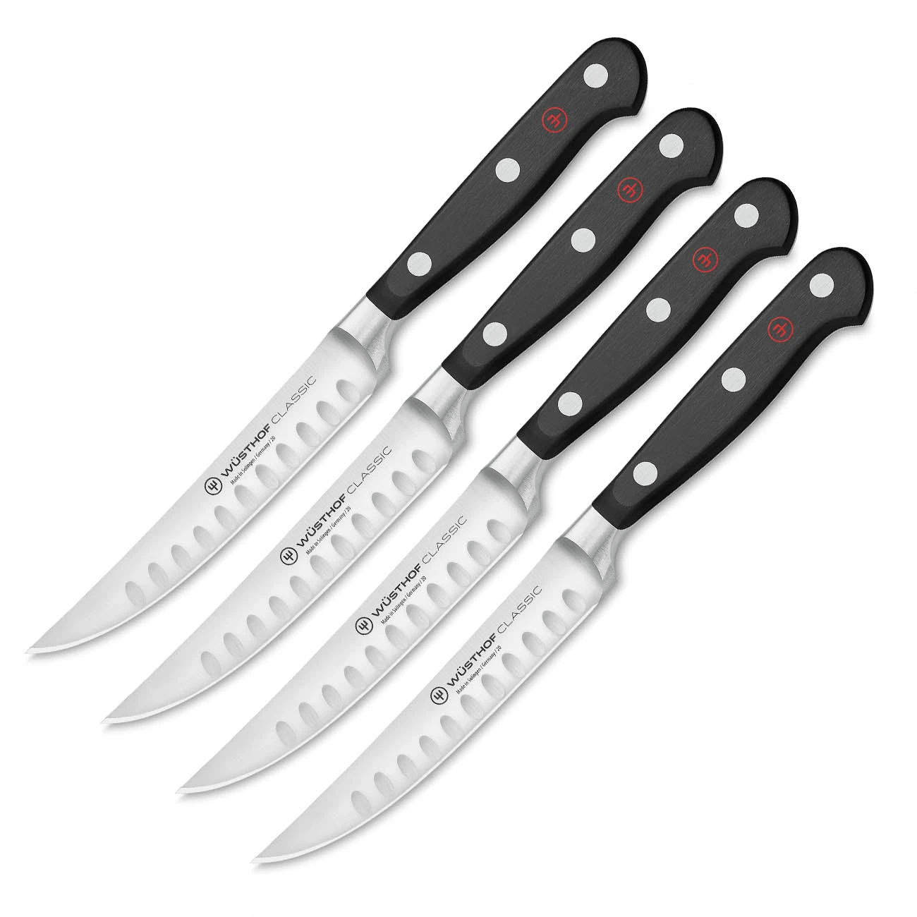 Wusthof Classic 4-Piece Steak Knife Set, Hollow Edge 1 Wusthof Classic 4-Piece Steak Knife Set, Hollow Edge