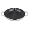 Le Creuset 9.75" Signature Deep Round Grill Pan - White
