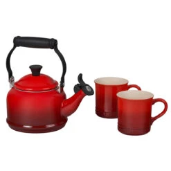 Le Creuset 1.25-Quart Demi Kettle - Cerise 6 Le Creuset 1.25-Quart Demi Kettle - Cerise -COOKWARE Store 1 8f73ad6c cd0f 4c08 bec5 8d243bfb78a2