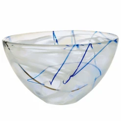 Kosta Boda Contrast Bowl - White Anna Ehner