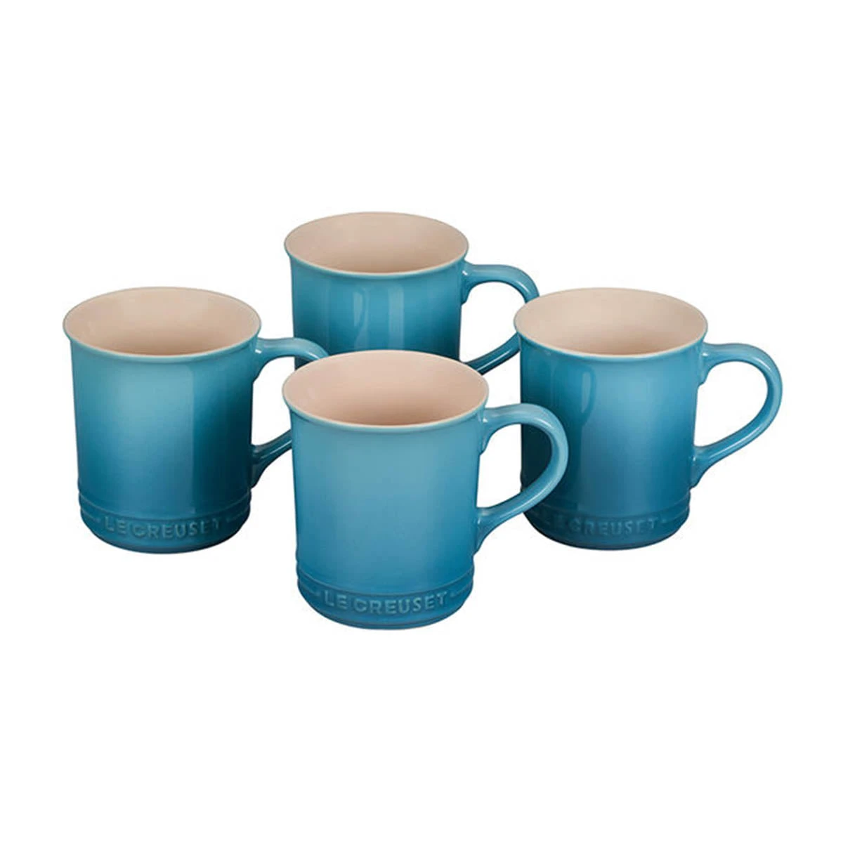 Le Creuset 14 Oz. Set Of 4 Mugs - Marseille 1 Le Creuset 14 Oz. Set Of 4 Mugs - Marseille