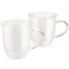 Bonjour 2-Piece Insulated Glass Espresso Cup Set, 6-Ounce Each - Clear