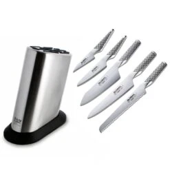 Global Classic 6-Piece Knife Block Set