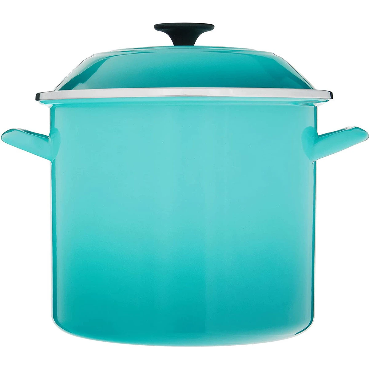 Le Creuset 10-Quart Stockpot - Caribbean 2 Le Creuset 10-Quart Stockpot - Caribbean - Image 2