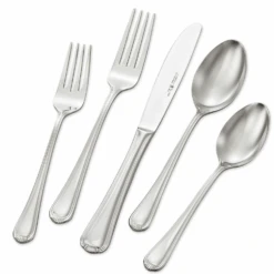 J.A. Henckels International Alcea 65-Piece 18/10 Stainless Steel Flatware Set