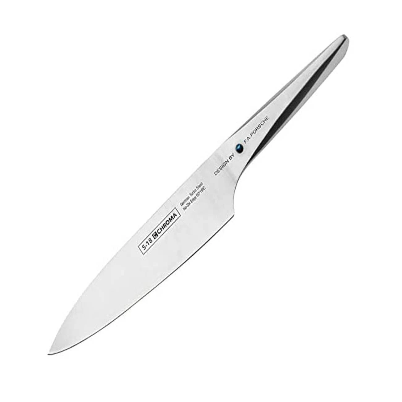 Chroma Type 301 Blue Turbo Steel By F.A. Porsche 8" Chef Knife 2 Chroma Type 301 Blue Turbo Steel By F.A. Porsche 8" Chef Knife - Image 2
