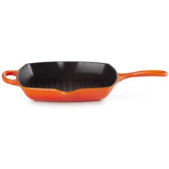 Le Creuset 10.25'' Signature Square Skillet Grill - Flame -COOKWARE Store 3 Copy 274757ff 986a 442b aa82 44b9f4d886ff