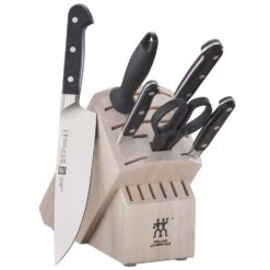 Zwilling J.A. Henckels Pro 7-Piece Knife Block Set - White
