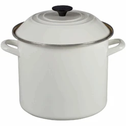 Le Creuset 10-Quart Stockpot - White