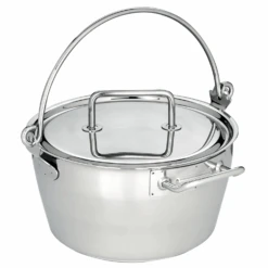 Demeyere Resto 10.6-Quart Stainless Steel Maslin Pan
