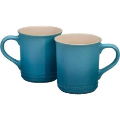 Le Creuset 1.25 Qt. Kettle & (2) 14 Oz. Mugs Demi Kettle & 2 Mug Set - Caribbean -COOKWARE Store 3 6ef96269 8faa 40b0 86ae c5b37f93320e
