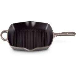 Le Creuset 10.25'' Signature Square Skillet Grill - Oyster -COOKWARE Store 3 87d8c9b2 be48 4137 802e 9f740cf5ad95