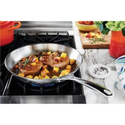 Le Creuset 10'' Stainless Steel Fry Pan -COOKWARE Store 3 9ceb0d95 f293 440a b9b0 3f2f60a06e89