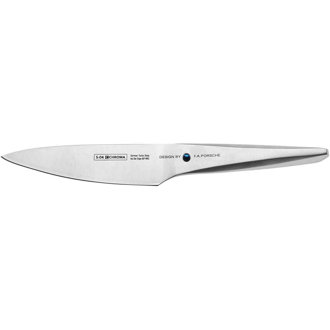 Chroma Type 301 Blue Turbo Steel By F.A. Porsche 5.75" Small Chef Knife 3 Chroma Type 301 Blue Turbo Steel By F.A. Porsche 5.75" Small Chef Knife - Image 3