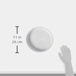 Le Creuset 1.5 Qt. (9") Tart Dish - White -COOKWARE Store 3 c5c0e1dc 86a3 4696 a591 35c966668ba4