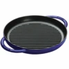Staub Cast Iron 10'' Pure Grill - Dark Blue