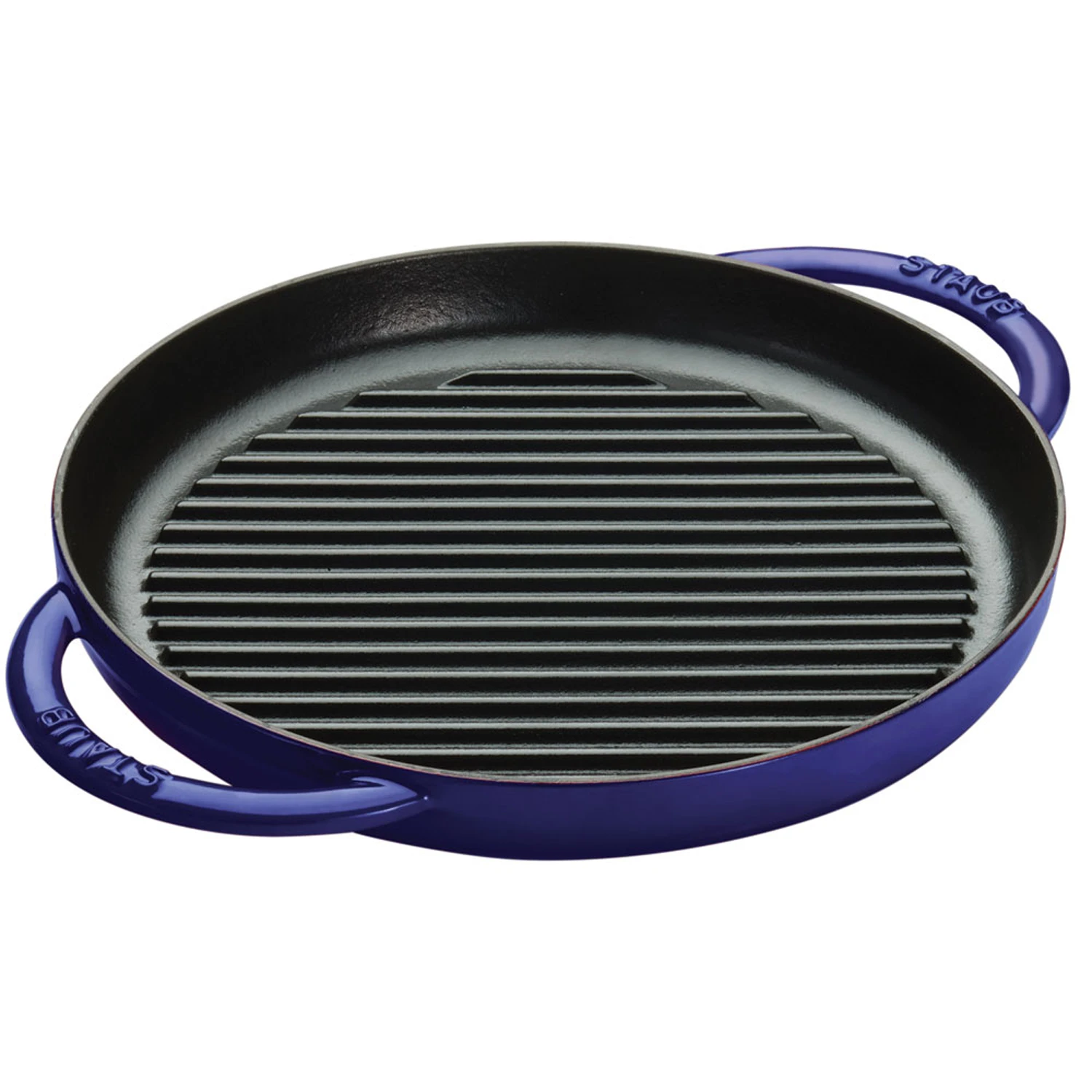 Staub Cast Iron 10'' Pure Grill - Dark Blue 1 Staub Cast Iron 10'' Pure Grill - Dark Blue