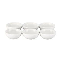 Le Creuset Pinch Bowl Gift Set (Set Of 6) - White -COOKWARE Store 3 f9cc7d0b 6978 448f 9e90 cb3c534e88ce