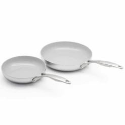 GREEN PAN VENICE PRO CERAMIC NONSTICK 8" AND 10" FRYPAN SET