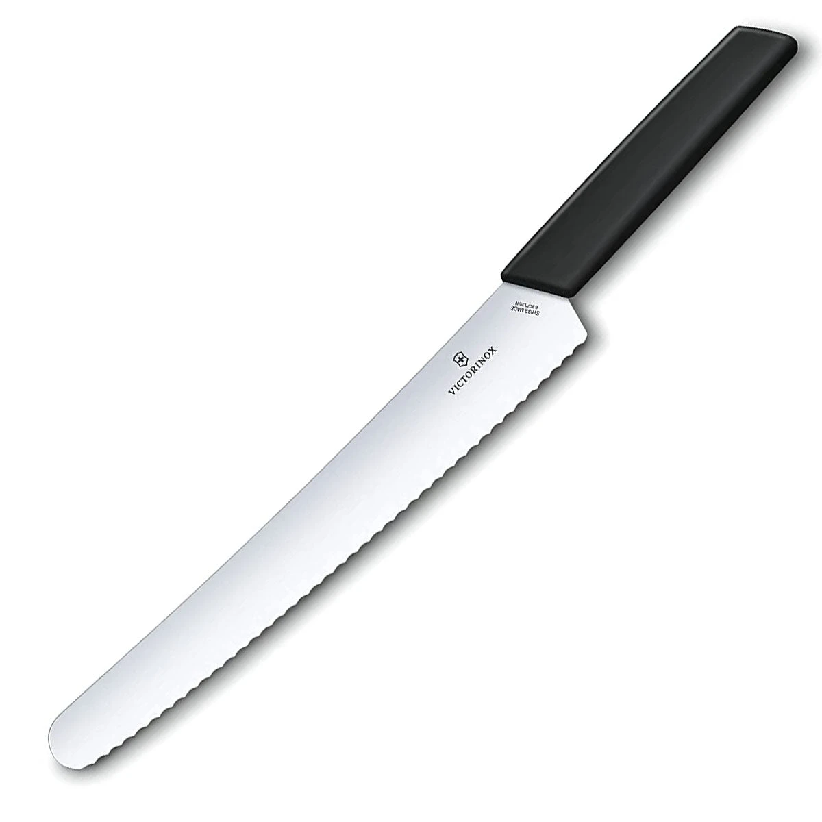 Victorinox Bread, Swiss Modern 10" Bread And Pastry Knife, Serrated Edge, Black 1 Victorinox Bread, Swiss Modern 10" Bread And Pastry Knife, Serrated Edge, Black