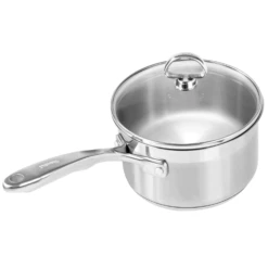 Chantal Induction 21 Steel 2-Quart Saucepan With Glass Lid