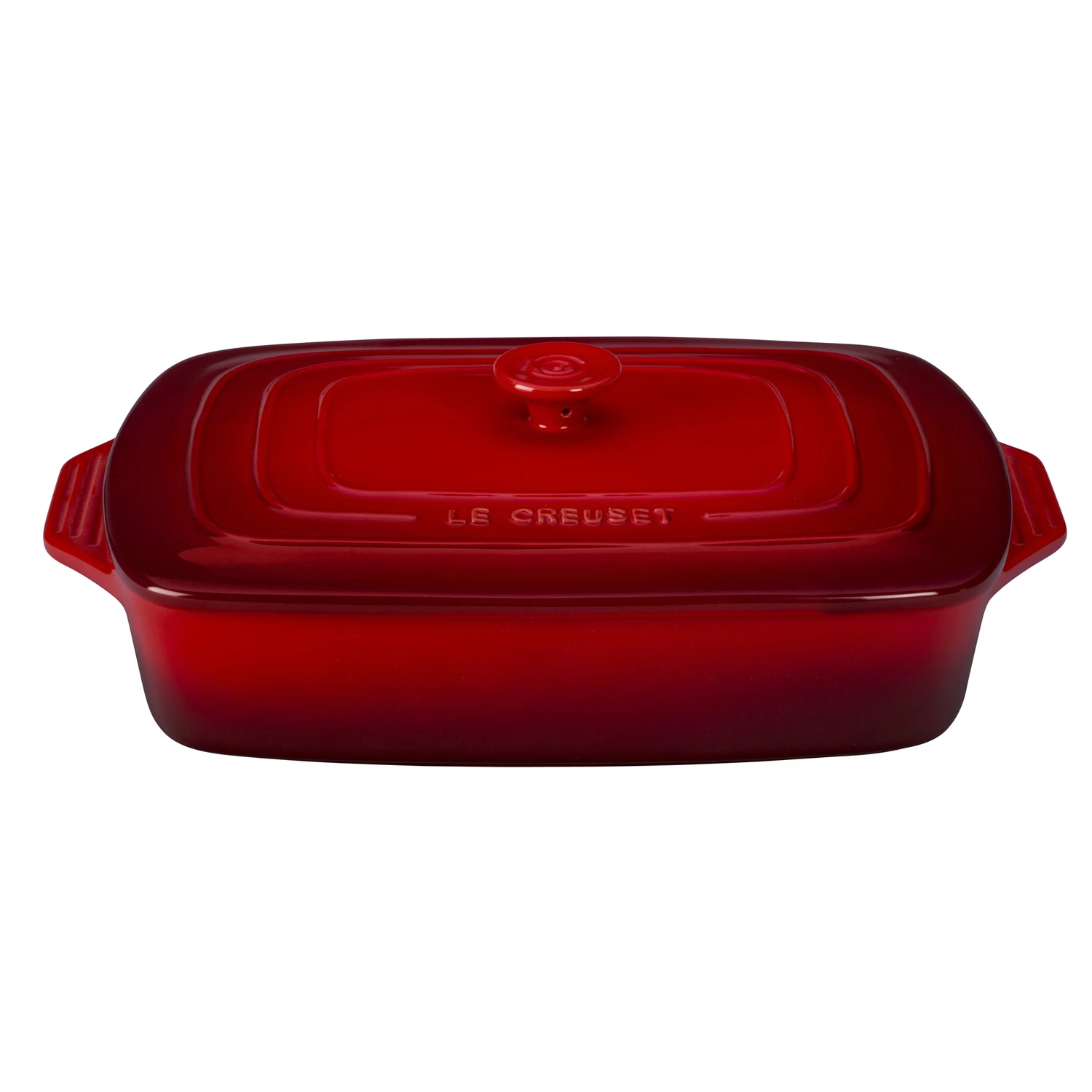 Le Creuset Rectangular 3.5-Quart Casserole - Cerise 1 Le Creuset Rectangular 3.5-Quart Casserole - Cerise