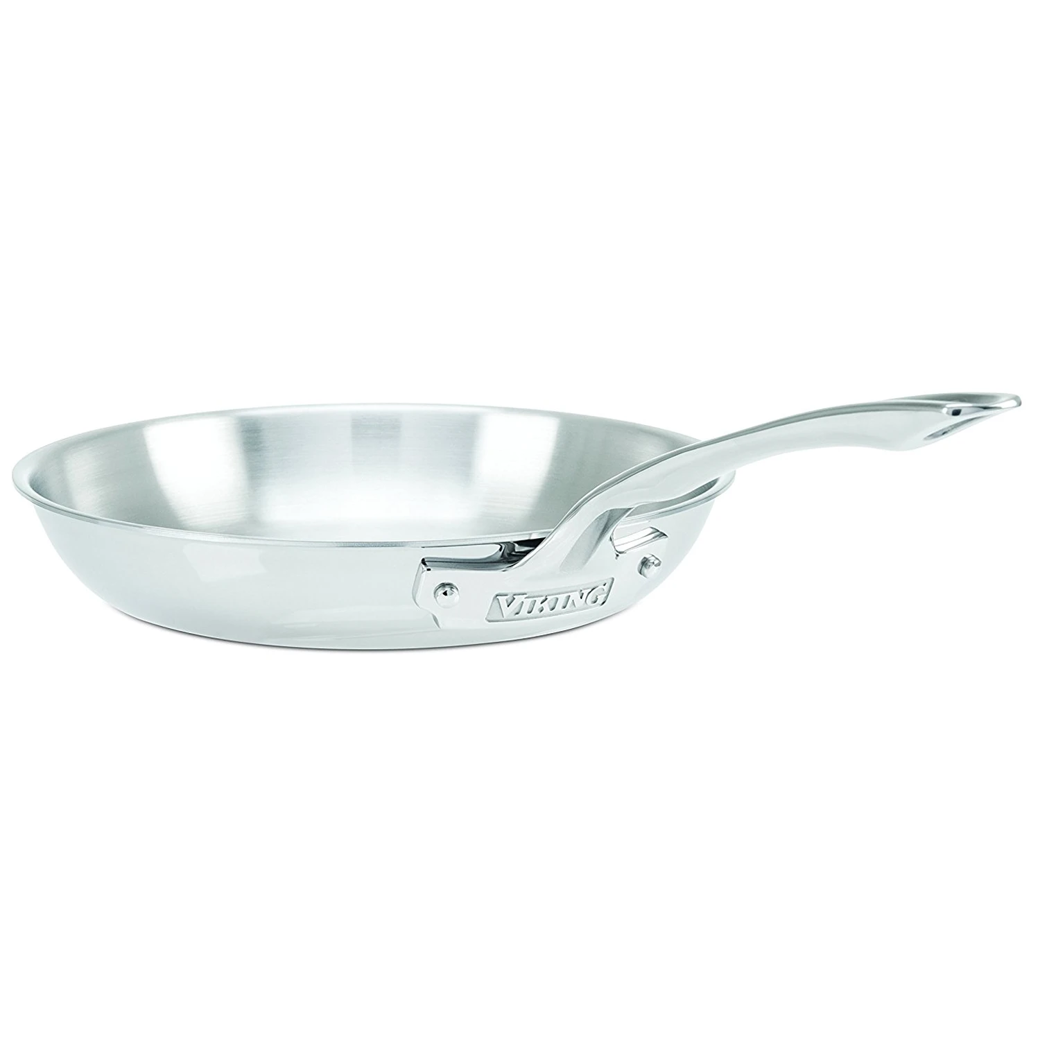Viking 3-Ply Stainless Steel 10'' Fry Pan 1 Viking 3-Ply Stainless Steel 10'' Fry Pan