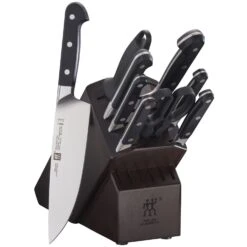 Zwilling J.A Henckels Pro 10-Piece Knife Block Set - Walnut