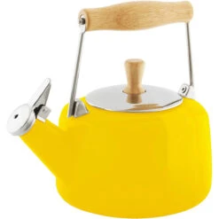 Chantal 1.4 Qt. Enamel-on-Steel Sven Teakettle - Canary Yellow -COOKWARE Store 4 5dd7b8ad 3749 4355 9bba f94866f5545b