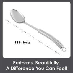 Chantal 14" Solid Spoon - Stainless Steel -COOKWARE Store 4 65de552e 4726 408a 8c83 c56510301daf
