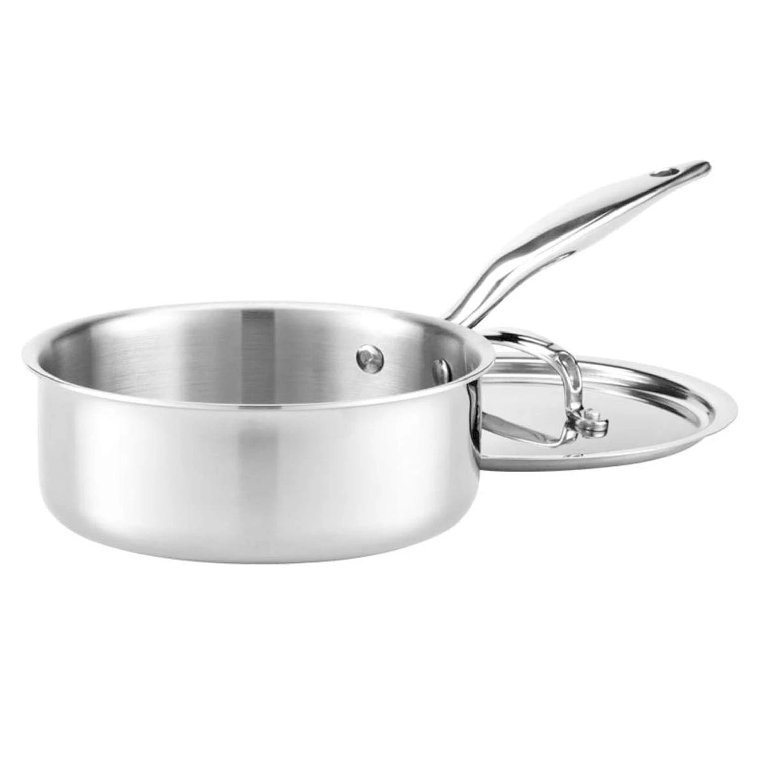Heritage Steel 2 Quart Saucepan With Lid 2 Heritage Steel 2 Quart Saucepan With Lid - Image 2