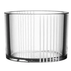 Orrefors Weave Line Bowl, 3.0" H X 4.4" W