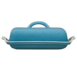 Le Creuset 8.3" X 4.1" X 3" Heritage Butter Dish - Caribbean 6 Le Creuset 8.3" X 4.1" X 3" Heritage Butter Dish - Caribbean -COOKWARE Store 51HK0YK8XQL. AC SL1500