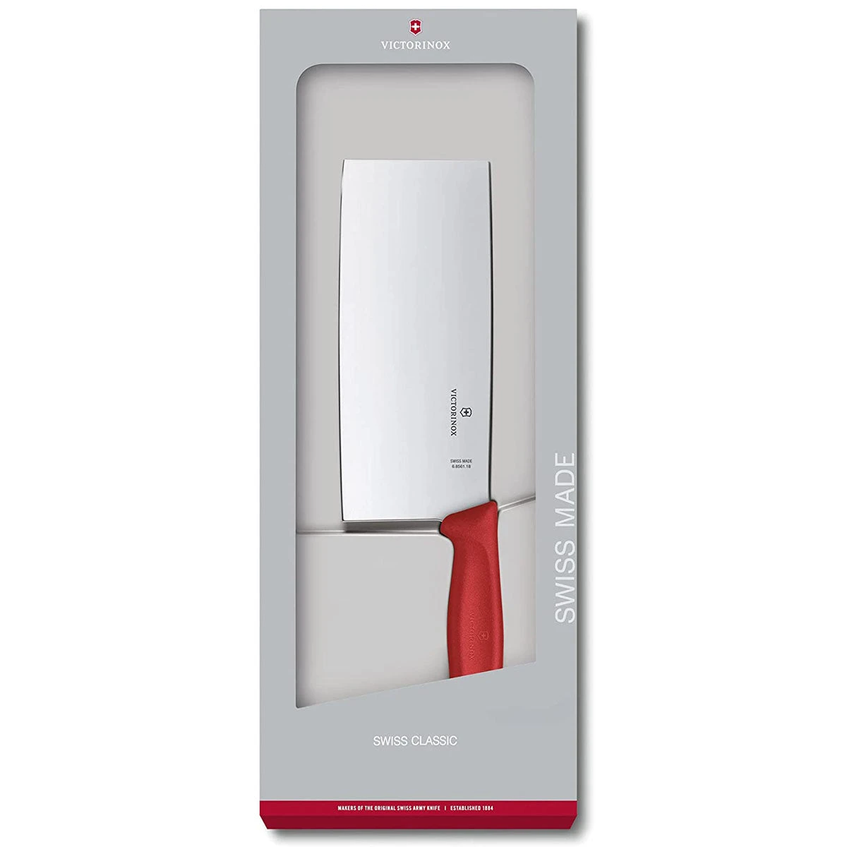 Victorinox Kitchen Swiss Classic Chef'S Cleaver 7" Red 6.8561.18G 2 Victorinox Kitchen Swiss Classic Chef'S Cleaver 7" Red 6.8561.18G - Image 2