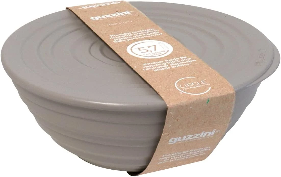 GUZZINI M BOWL WITH LID TIERRA - TAUPE 2 GUZZINI M BOWL WITH LID TIERRA - TAUPE - Image 2