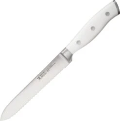 Henckels Forged Accent 5" Serrated Utility Knife - White Handle -COOKWARE Store 51jRGamVTOL. AC SL1500