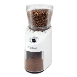 Capresso Infinity Plus Commercial Grade Burr Grinder - White