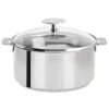 Cristel Mutine Detachable Handle 7-Quart Stewpan With Domed Glass Lid