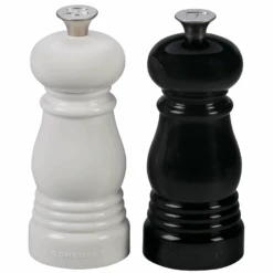 Le Creuset Petite 5'' X 2'' Salt And Pepper Mill Set - Black/White